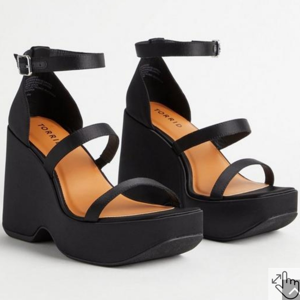ISO Torrid Triple Band Wedge Sandal (WW)